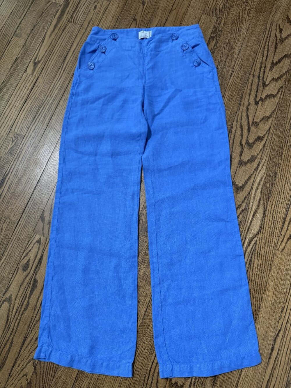 Escales Paris Pont Blue Pants Size 38